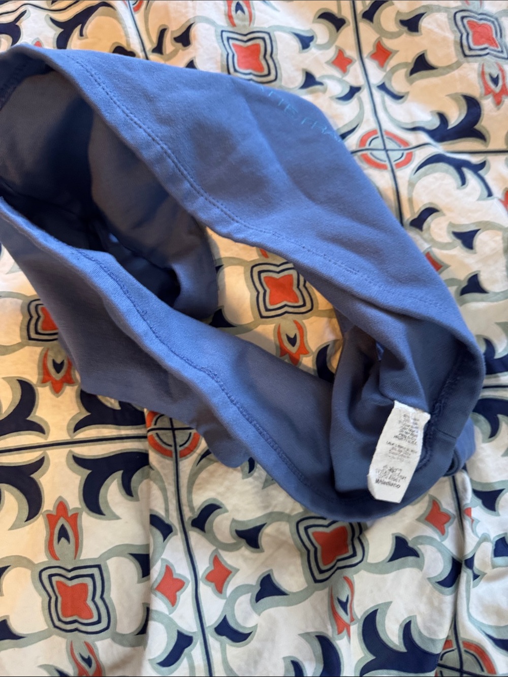 Matte Frame Blue Square-Neck Crop Tank medium - Picture 5 of 7